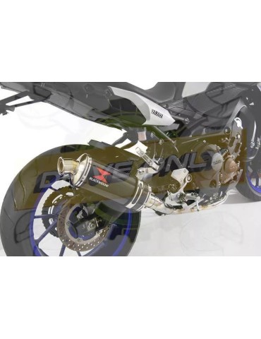 XSR 900 2016 2017 High Level De-cat Exhaust System with 300mm Oval Carbon Fibre Silencer