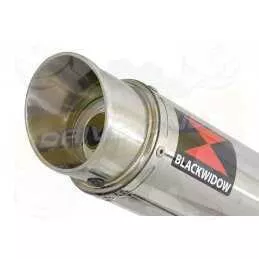 Z800 ZR800A Z800E 13 14 15 16 Tube de raccord et Silencieux Rond GP Style En Inox 360mm