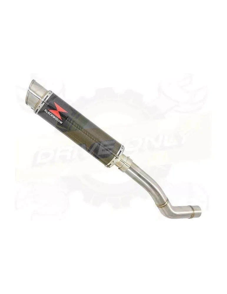 Z800 ZR800A Z800E 13 14 15 16 Tube de raccord et Silencieux GP Rond En Carbone 360mm
