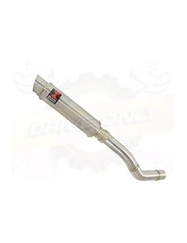 Z800 ZR800A Z800E 13 14 15 16 Tube de raccord et Silencieux Rond GP Style En Inox 350mm