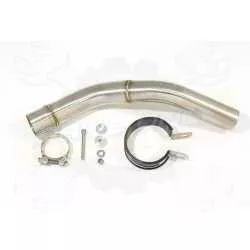 Z800 ZR800A Z800E 13 14 15 16 Tube de raccord et Silencieux Rond GP Style En Inox 350mm