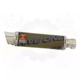 Z800 ZR800A Z800E 13 14 15 16 Tube de raccord et Silencieux GP Rond En Carbone 350mm