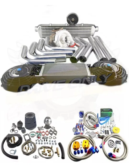 Kit Turbo T3 / T4 Universel + Desente de turbo 