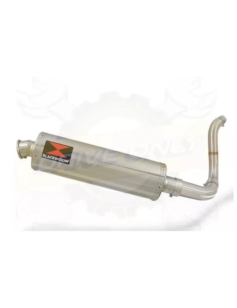 KTM 125 Duke 2011-2016 Silencieux Kit / Silencieux Ovale en Inox 400mm 