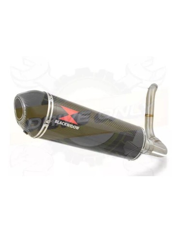 KTM 125 Duke 2011-2016 Silencieux Kit / Silencieux Ovale en Carbone  400mm 