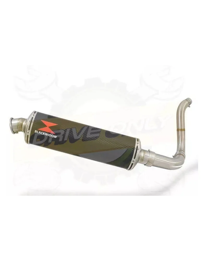 KTM 125 Duke 2011-2016 Silencieux Kit / Silencieux Ovale en Carbone 400mm