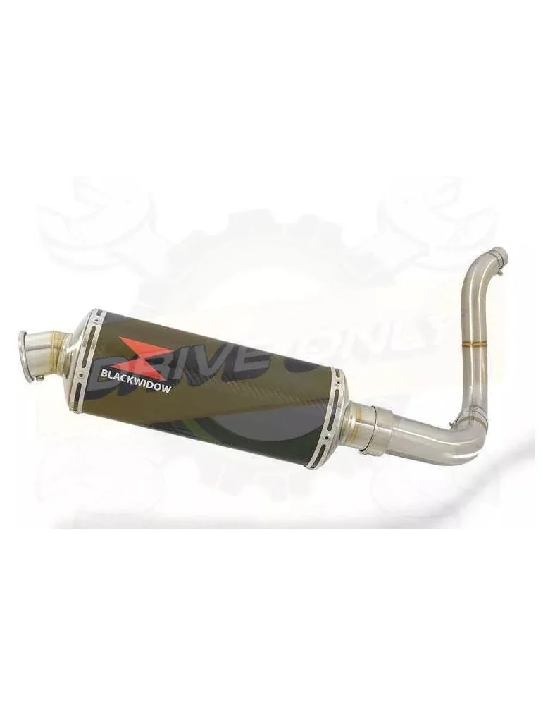 KTM 125 Duke 2011-2016 Silencieux Kit / Silencieux Ovale en Carbone 300mm