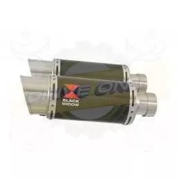 Par paire Rond En Carbone Silencieuxs 200mm