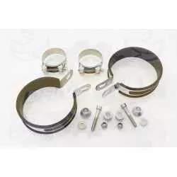 Par paire Rond En Carbone Silencieuxs 200mm