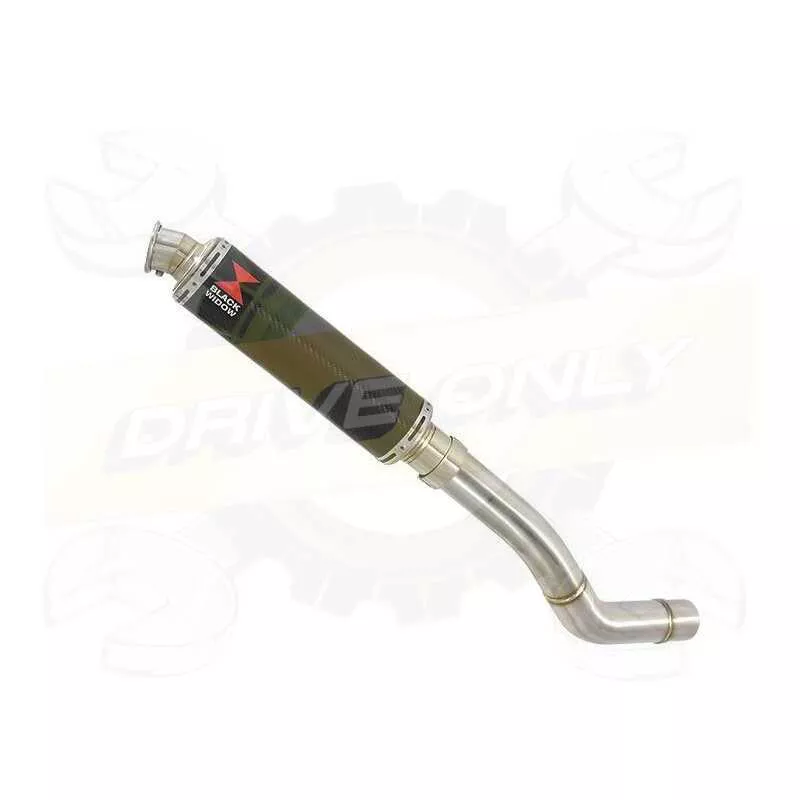 Z800 ZR800A Z800E 13 14 15 16 Tube de raccord et Silencieux Rond En Carbone 350mm