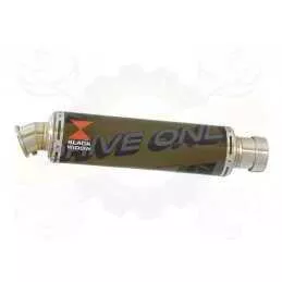Z800 ZR800A Z800E 13 14 15 16 Tube de raccord et Silencieux Rond En Carbone 350mm