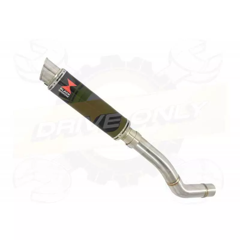 Z800 ZR800A Z800E 13 14 15 16 Tube de raccord et Rond GP Style Noir Silencieux En Inox 350mm