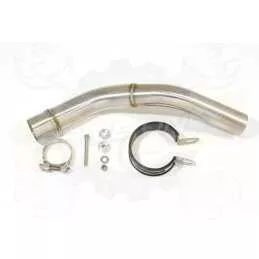 Z800 ZR800A Z800E 13 14 15 16 Tube de raccord et Rond GP Style Noir Silencieux En Inox 350mm