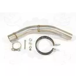 Z800 ZR800A Z800E 13 14 15 16 Tube de raccord et Silencieux Rond En Inox 300mm