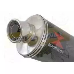 Z800 ZR800A Z800E 13 14 15 16 Tube de raccord et Silencieux Ovale En Carbone 300mm