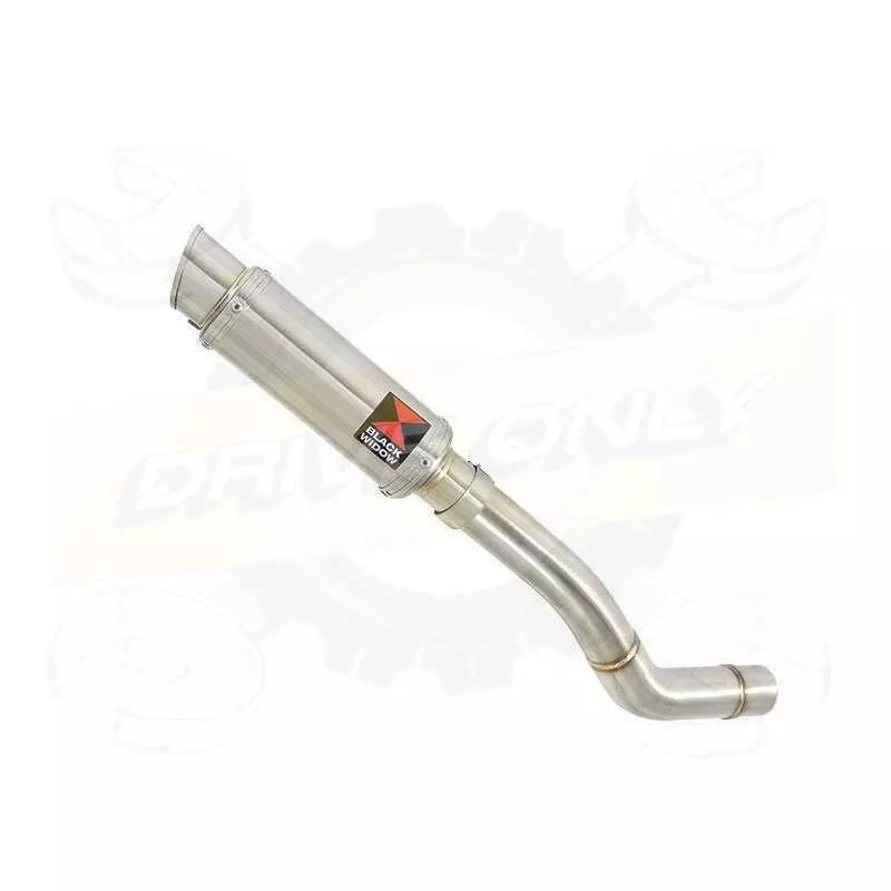 Z800 ZR800A Z800E 13 14 15 16 Tube de raccord et Silencieux Rond GP Style En Inox 230mm