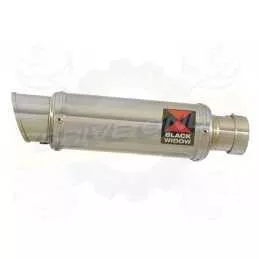 Z800 ZR800A Z800E 13 14 15 16 Tube de raccord et Silencieux Rond GP Style En Inox 230mm