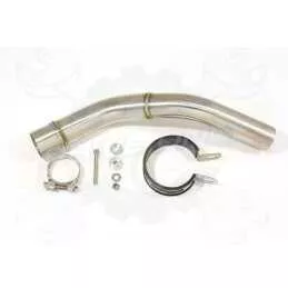 Z800 ZR800A Z800E 13 14 15 16 Tube de raccord et Silencieux Rond GP Style En Inox 230mm
