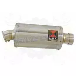 Z800 ZR800A Z800E 13 14 15 16 Tube de raccord et Silencieux Ovale En Inox 230mm