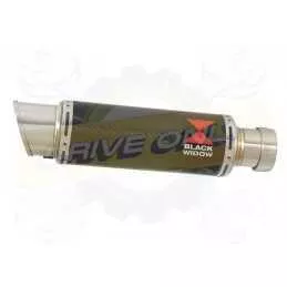 Z800 ZR800A Z800E 13 14 15 16 Tube de raccord et Silencieux GP Rond En Carbone 230mm