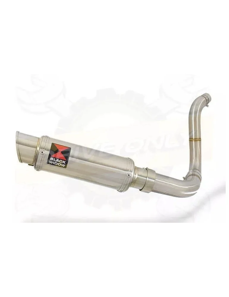 KTM 125 Duke 2011-2016 Silencieux Kit / Silencieux Rond GP Style en Inox 230mm 