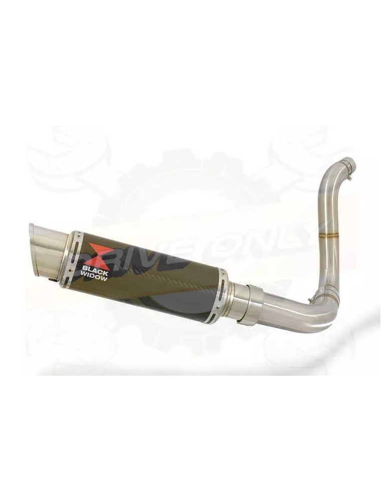 KKTM 125 Duke 2011-2016 Silencieux Kit / Silencieux Rond GP Style en Carbone 230mm