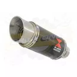 Z800 ZR800A Z800E 13 14 15 16 Tube de raccord et Silencieux Rond En Carbone 200mm
