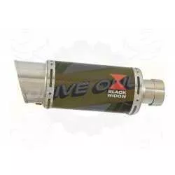 Z800 ZR800A Z800E 13 14 15 16 Tube de raccord et Silencieux Rond En Carbone 200mm