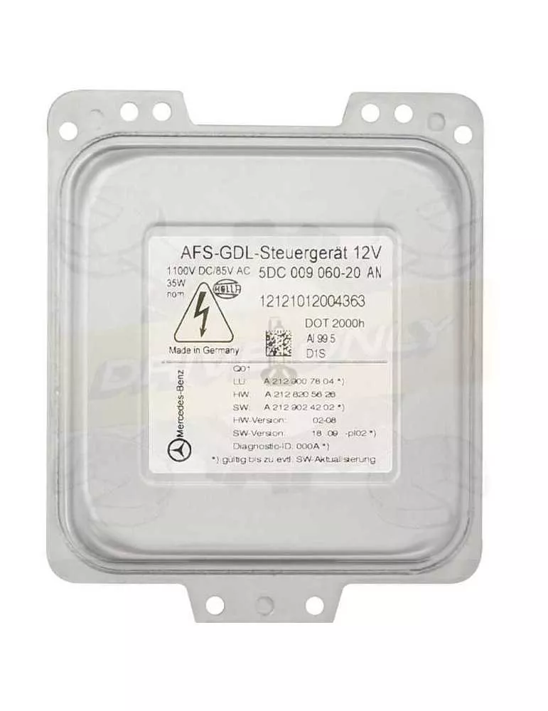 Ballast 5DC00906020 / A2129007804 / A2129003417 Classe E Coupe C207 2010 - 2017 Ballast 5DC00906020 / A2129007804 / A2129003417 Classe E Coupe C207 2010 - 2017