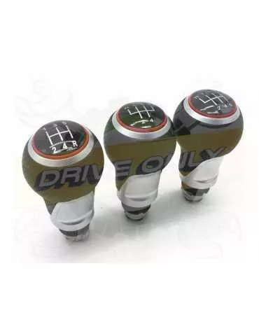 Pommeau de vitesse  Sport  Cuir 2  Universel Volkswagen / Audi / Seat / Skoda 5 Vitesses 