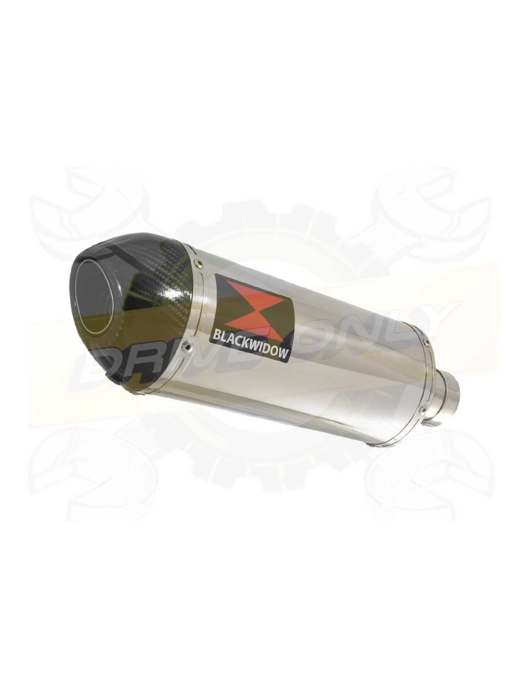 VFR800F VFR 800 2014-2017 (RC79) Exhaust tube de raccord et Ovale Silencieux En Inox + En Carbone Tip 300mm