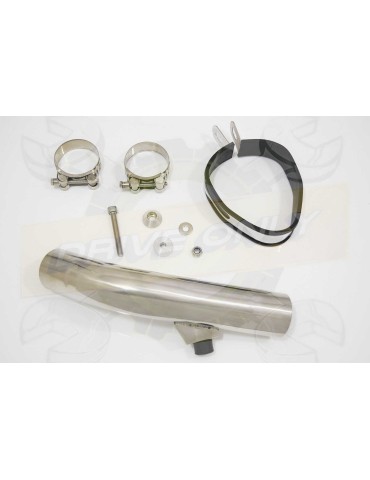 VFR800F VFR 800 2014-2017 (RC79) Exhaust tube de raccord et Hexagonale En Carbone Silencieux + Carbon Tip 300mm