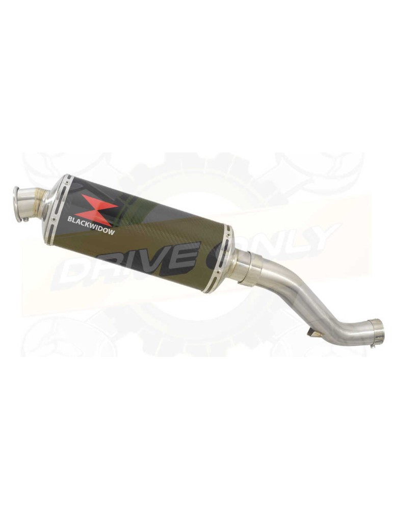 VFR1200F / VFR 1200 2010-2016 Exhaust tube de raccord et Ovale En Carbone Silencieux 300mm VFR1200F / VFR 1200 2010-2016 Exhaust tube de raccord et Ovale En Carbone Silencieux 300mm