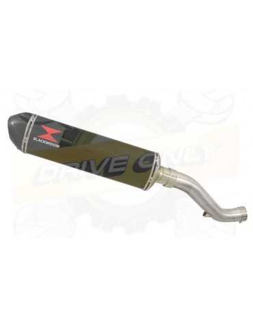 VFR1200F / VFR 1200 2010-2016  Exhaust tube de raccord et Ovale En Carbone Silencieux + Carbon Tip 400mm