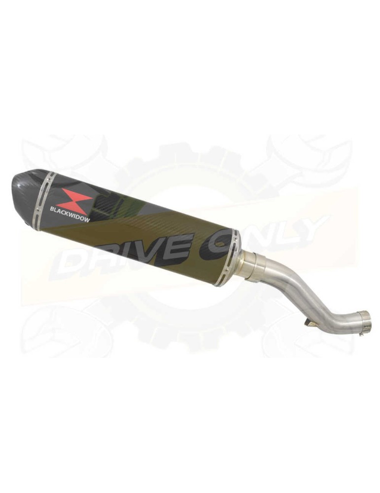 VFR1200F / VFR 1200 2010-2016  Exhaust tube de raccord et Ovale En Carbone Silencieux + Carbon Tip 400mm