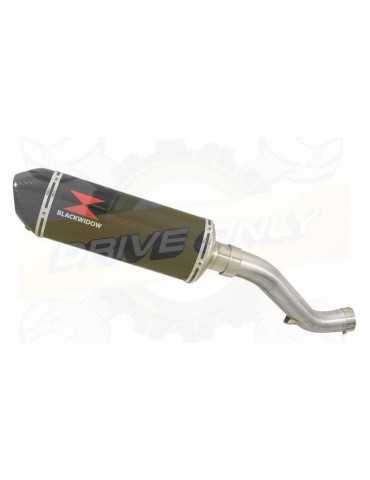 VFR1200F / VFR 1200 2010-2016  Exhaust tube de raccord et Ovale En Carbone Silencieux + Carbon Tip 300mm