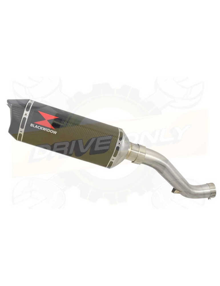 VFR1200F / VFR 1200 2010-2016 Exhaust tube de raccord et Hexagonale En Carbone Silencieux + Carbon Tip 300mm VFR1200F / VFR 1200 2010-2016 Exhaust tube de raccord et Hexagonale En Carbone Silencieux + Carbon Tip 300mm