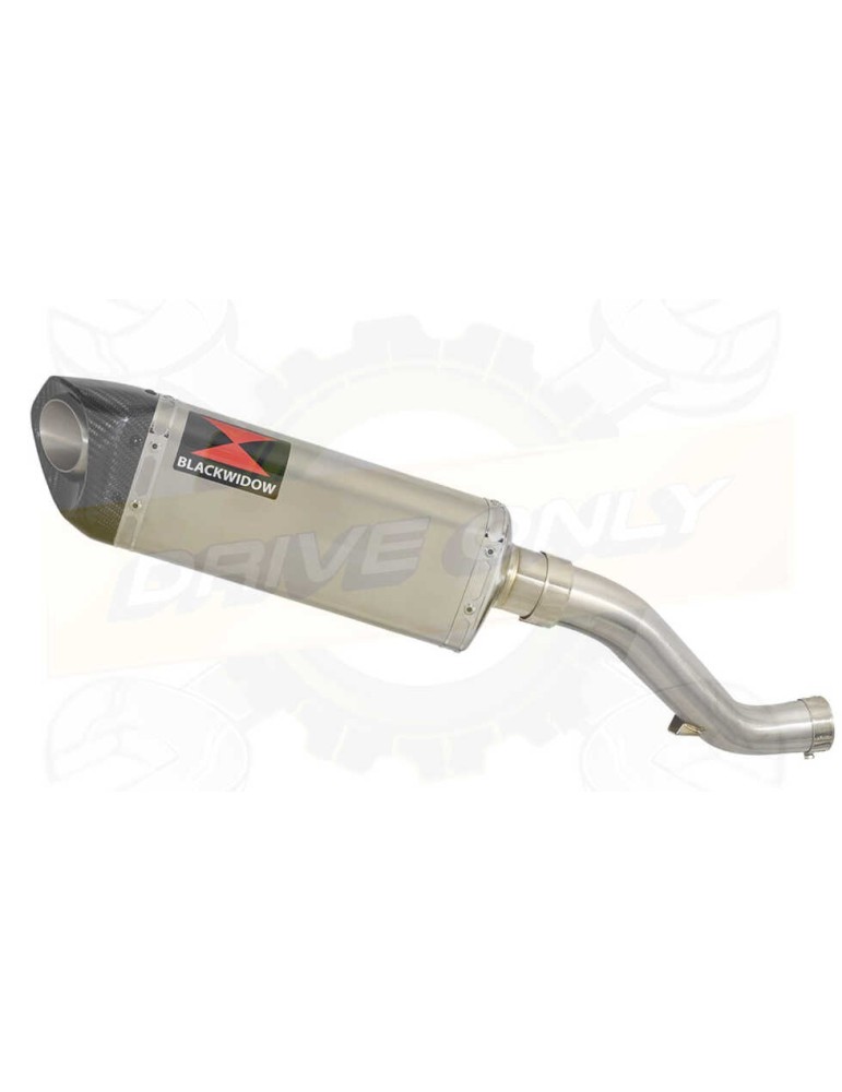 VFR1200F / VFR 1200 2010-2016 Exhaust tube de raccord et Tri Ovale steel Silencieux + carbon tip 250mm VFR1200F / VFR 1200 2010-2016 Exhaust tube de raccord et Tri Ovale steel Silencieux + carbon tip 250mm