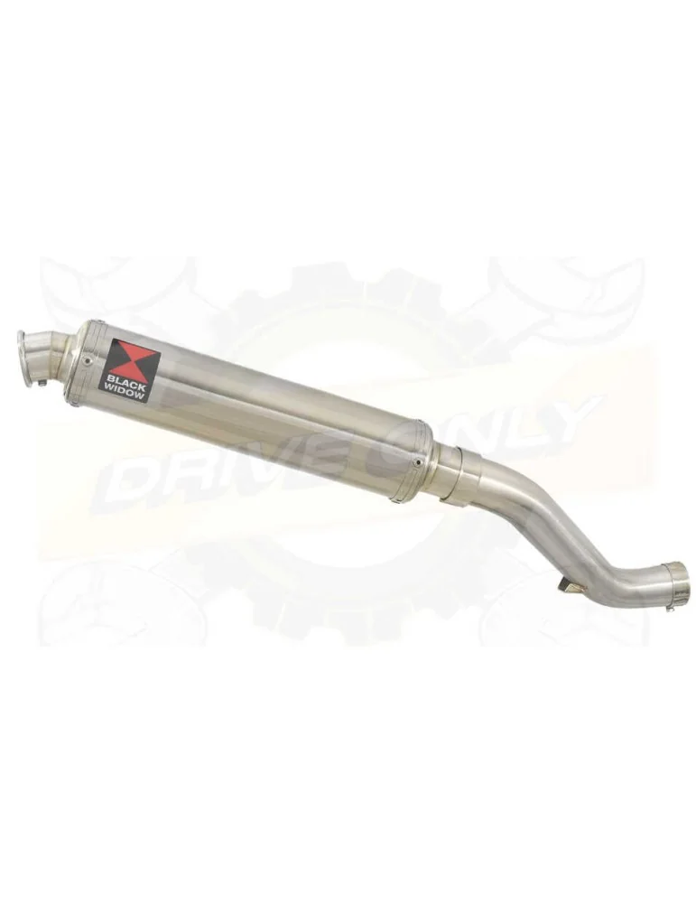 VFR1200F / VFR 1200 2010-2016  Tube de raccord et Silencieux Rond Inox 350mm