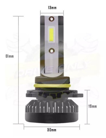 Mini-Ampoule à Led Cree H7 40w