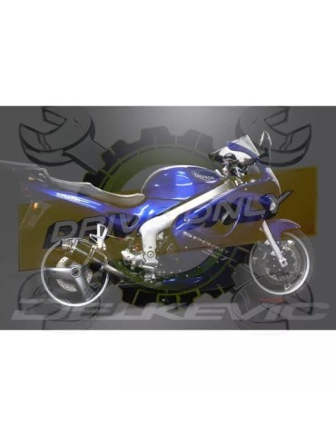 TRIUMPH SPRINT ST 955I 1998-05 ECHAPPEMENT SILENCIEUX 225MM OVALE CARBONE