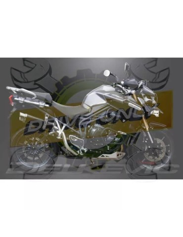 TRIUMPH TIGER EXPLORER 1200 12-19 ECHAPPEMENT SILENCIEUX 350MM ROND CARBONE