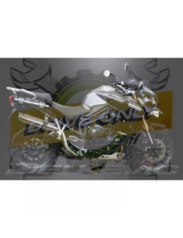 TRIUMPH TIGER EXPLORER1200 12-19 ECHAPPEMENT SILENCIEUX 350MM ROND INOX