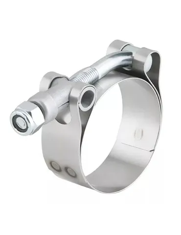 Collier en inox pour échappement ou admission