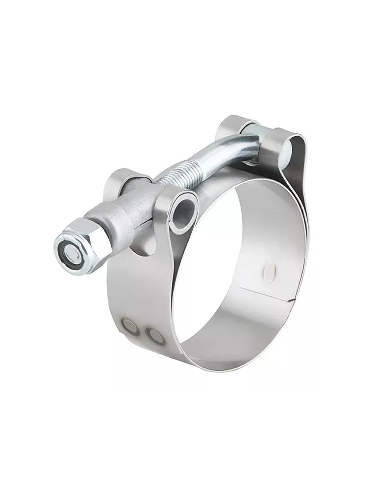 Collier en inox pour échappement ou admission