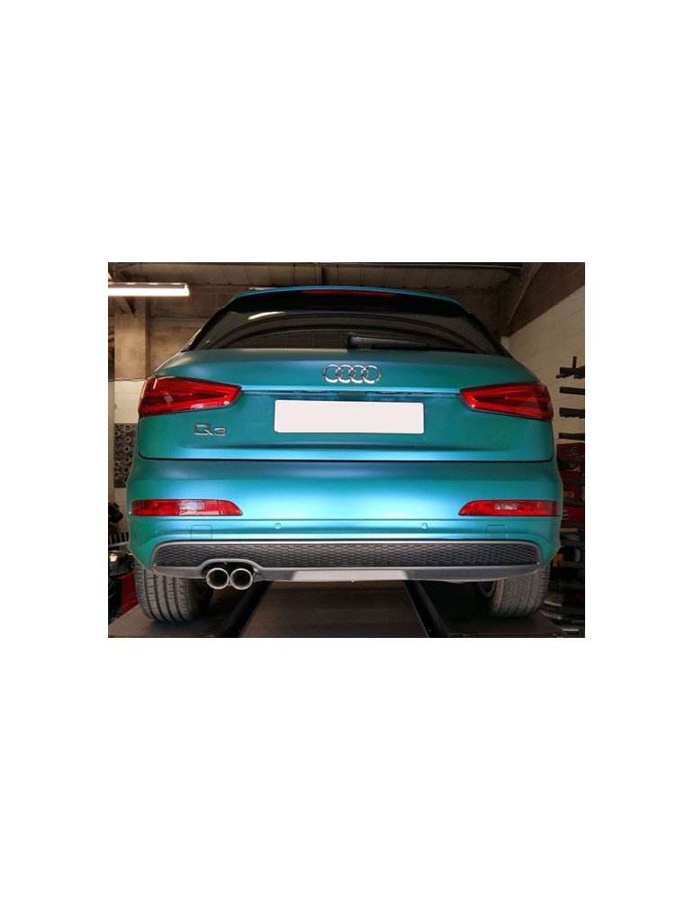 Silencieux direct Sport Inox DriveOnly Q3 2.0Tdi 2 roues motrices et Quattro 2011 - 2018