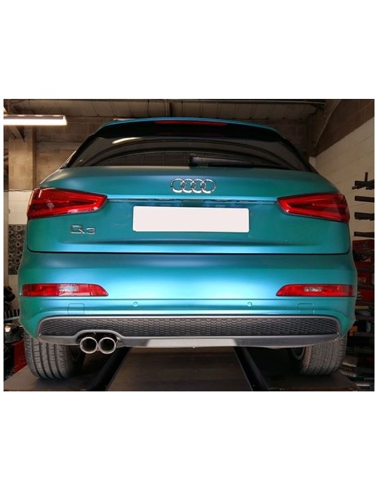 Silencieux direct  Sport  Inox DriveOnly  Q3 2.0Tdi 140cv 2 roues motrices 2011 - 2018