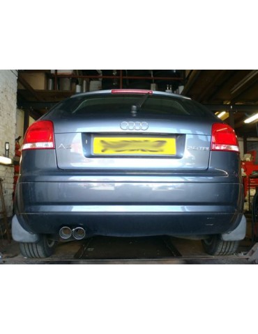 Silencieux direct  Sport  Inox DriveOnly  A3 8P   1.6 Tdi / 1.9 Tdi / 2.0 Tdi  2 roues motrices 2003 - 2013