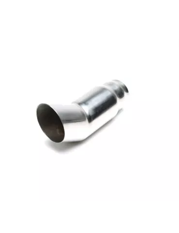 Canule échappement Inox universelle Twin 2  90mm 
