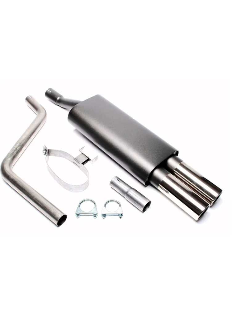 Silencieux Inox Sport DriveOnly Polo 86C / Coupe 1.1 et 1.3 1982 - 1994